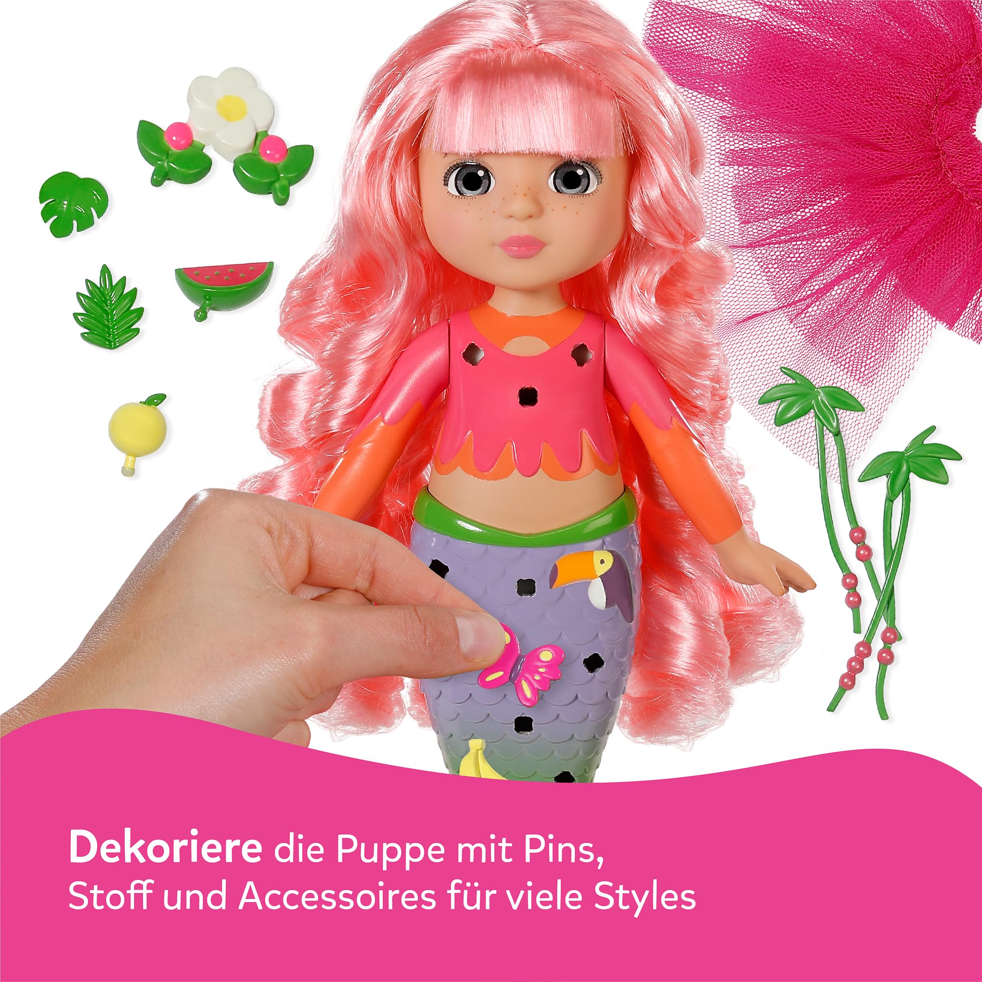 baby-born-glam-up-sunshine-meerjungfrauenpuppe-mit-styling-zubeh-r image 5