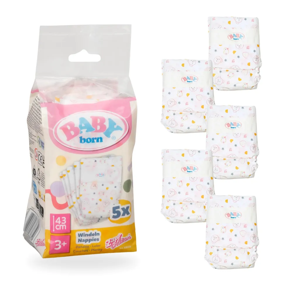 baby-born-puppenwindeln-5er-pack-f-r-43-cm-puppen image 1