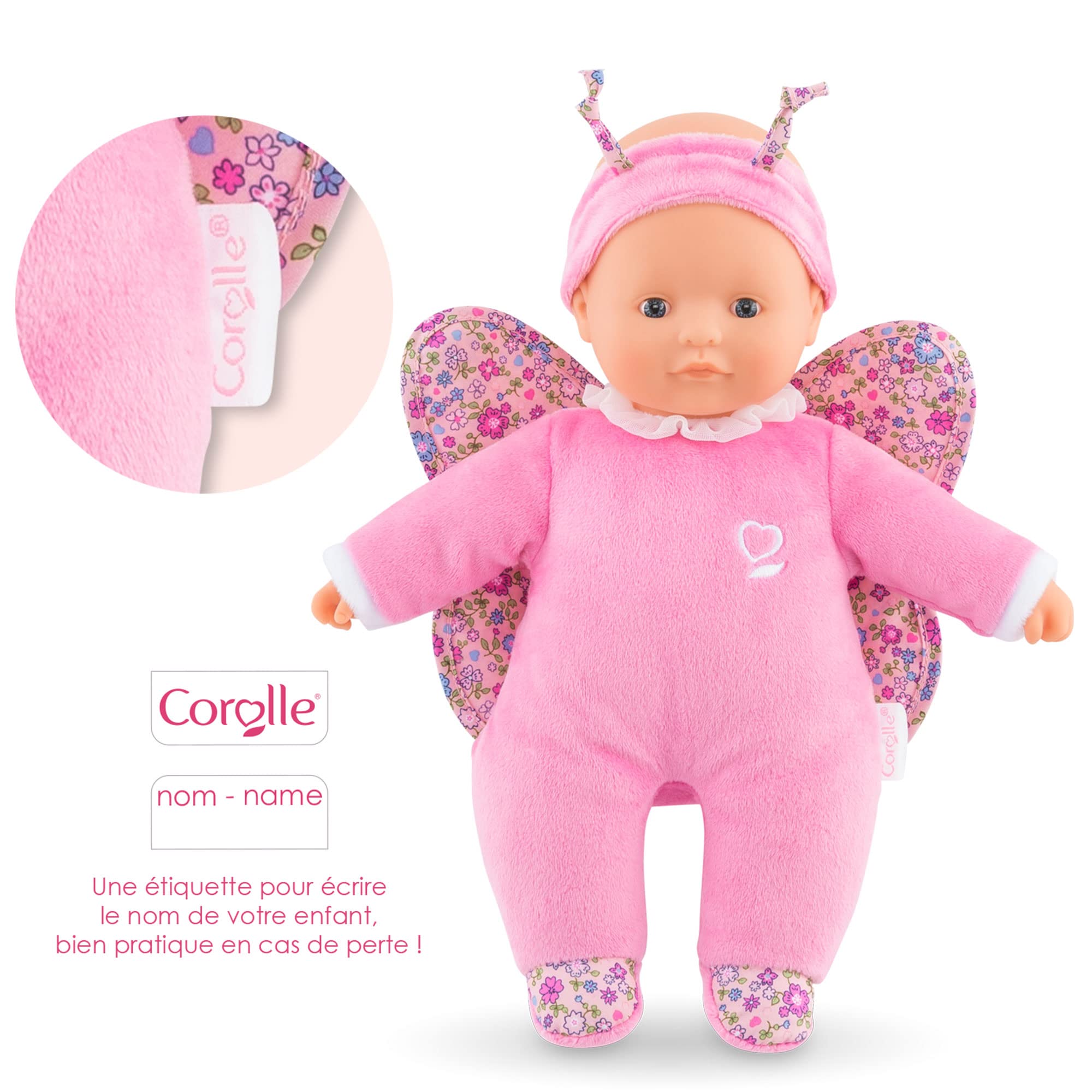 corolle-mon-doudou-sweetheart-schmetterling-weichk-rperpuppe-30-cm image 2
