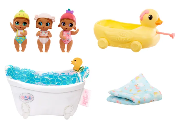 baby-born-surprise-mini-babies-series-9-sammel-babypuppen-mit-enten-ziehspielzeu image 1