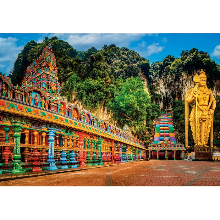 clementoni-painted-batu-caves-puzzle-1000-teile-erwachsenenpuzzle-70-x-50-cm image 2