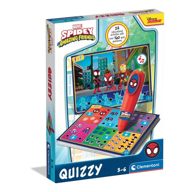 clementoni-education-e-lektor-quiz-basic-spidey-und-seine-freunde-lernspiel image 1