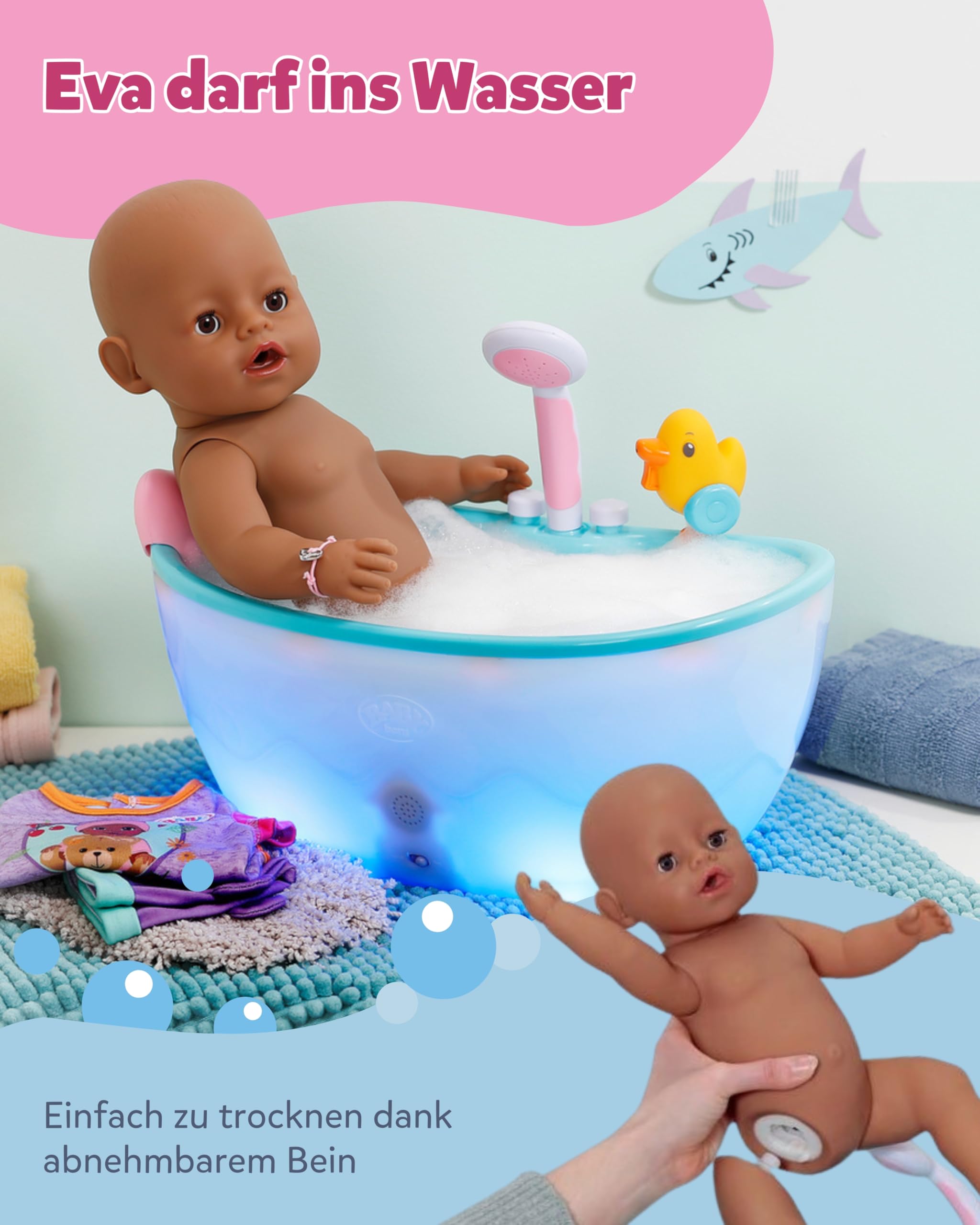 baby-born-eva-43cm-babypuppe-mit-10-funktionen-ohne-batterien image 6