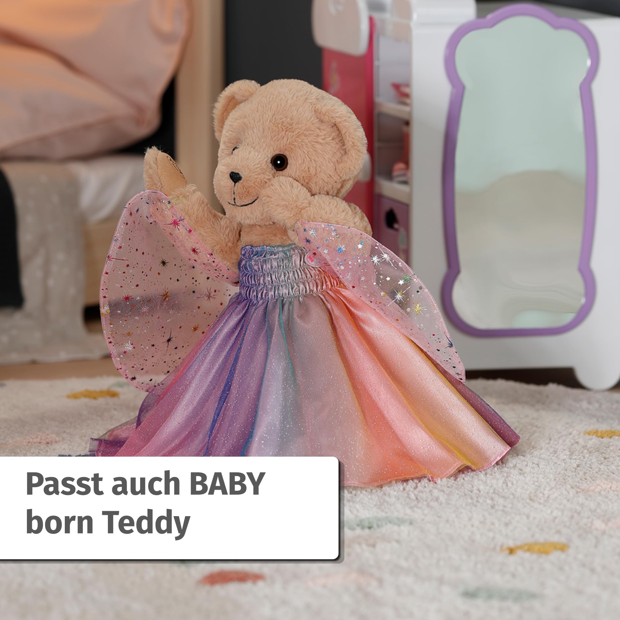 baby-born-regenbogen-kleid-mit-fl-geln-f-r-43-cm-puppen image 5