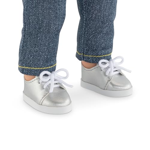 corolle-silberne-schuhe-puppenschuhe-f-r-36-cm-ma-corolle-puppen-ab-4-jahren image 7
