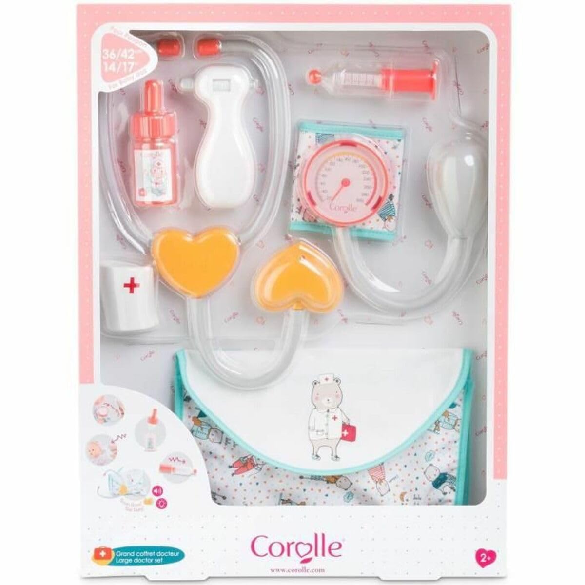 corolle-mon-grand-poupon-doktorset-7-teilig-f-r-36-42-cm-puppen image 7