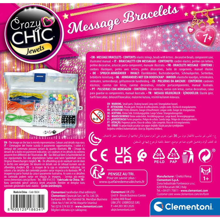 clementoni-crazy-chic-spruch-armb-nder-schmuck-bastelset image 5