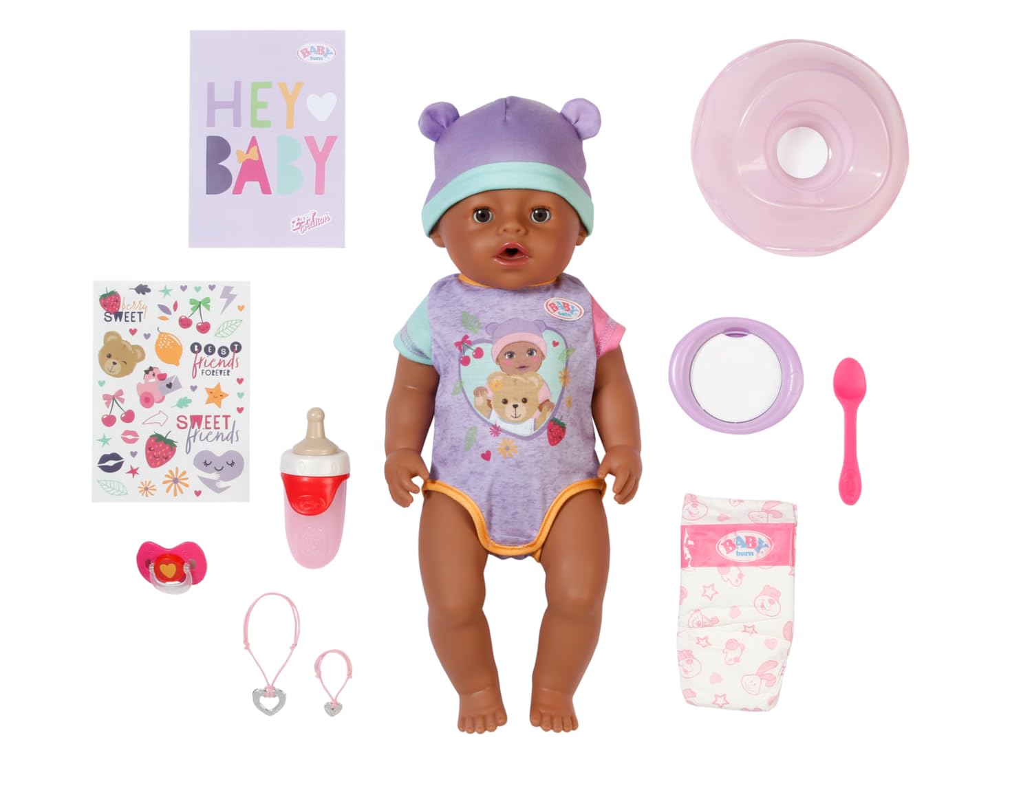 baby-born-eva-43-cm-babypuppe-mit-10-funktionen-und-wasserzauber image 2