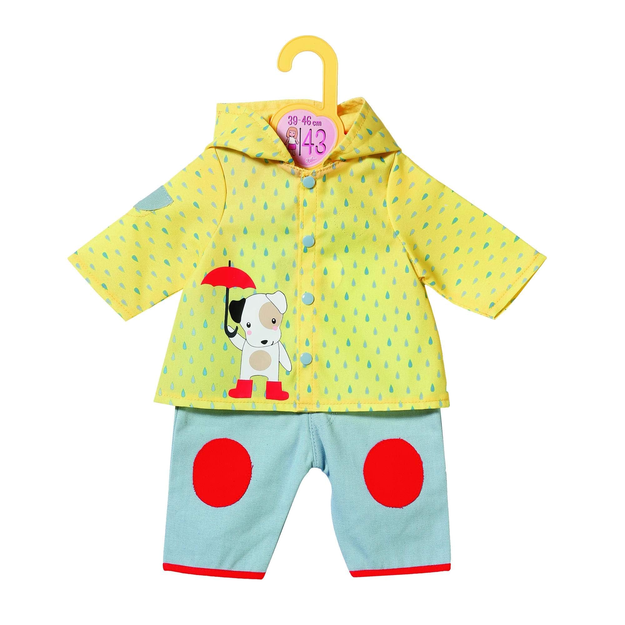 baby-born-dolly-moda-latzhose-mit-regenjacke-puppenkleidung-39-46-cm image 1