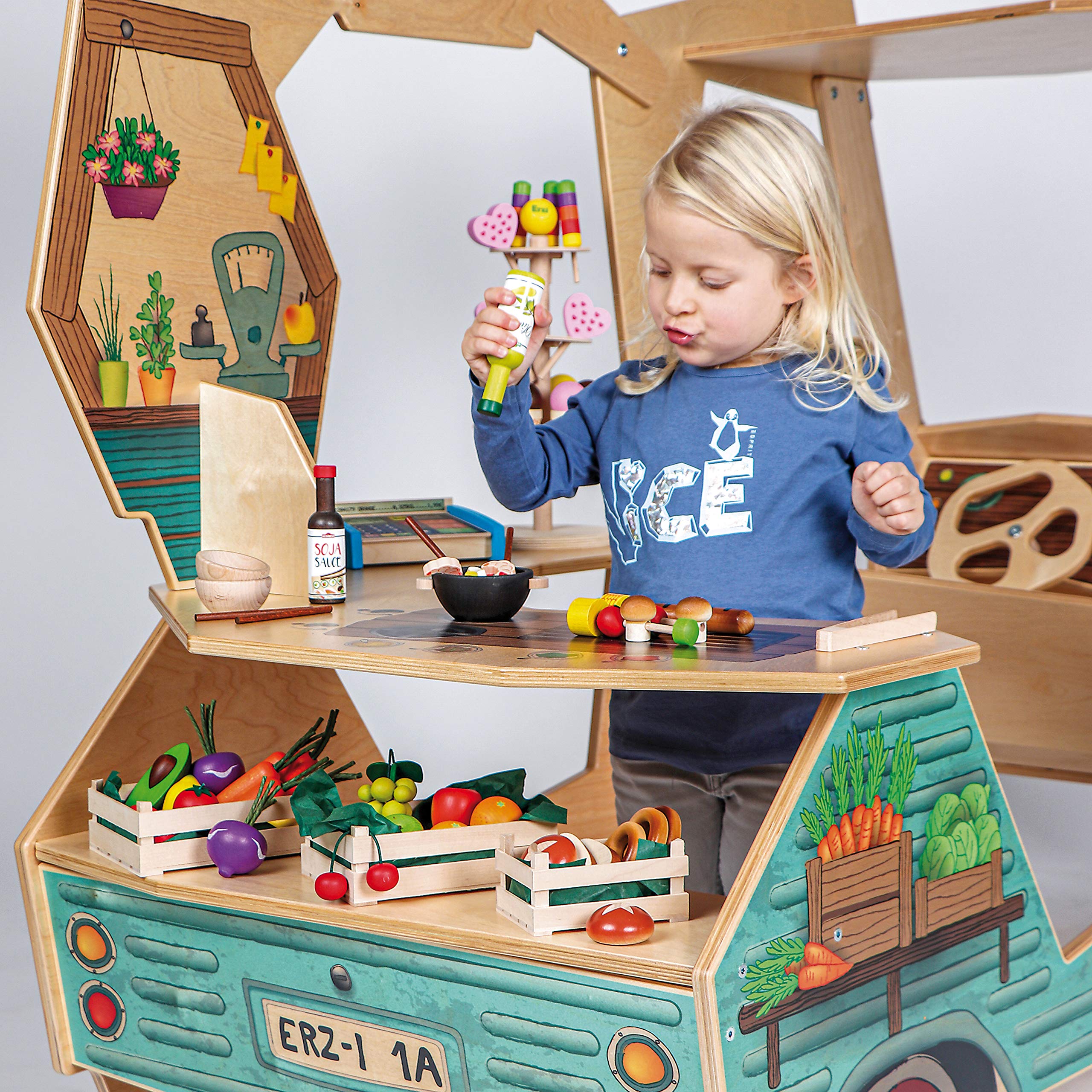 erzi-10046-foodtruck-kaufladen-spielzeug-aus-holz-xxl image 6