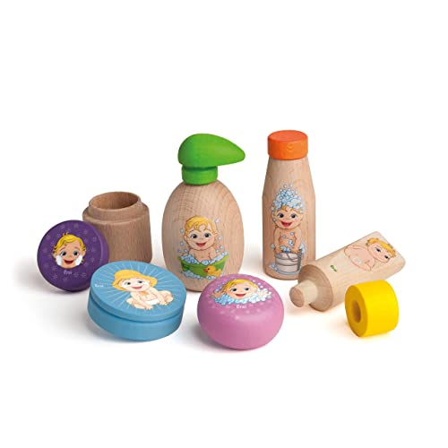 erzi-21505-sortierung-puppenpflege-aus-holz-9-teiliges-kaufladen-und-rollenspiel image 4
