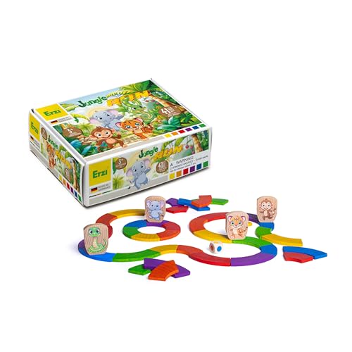 erzi-42367-jungle-run-aus-holz-legespiel-mit-w-rfel-41-teilig image 5