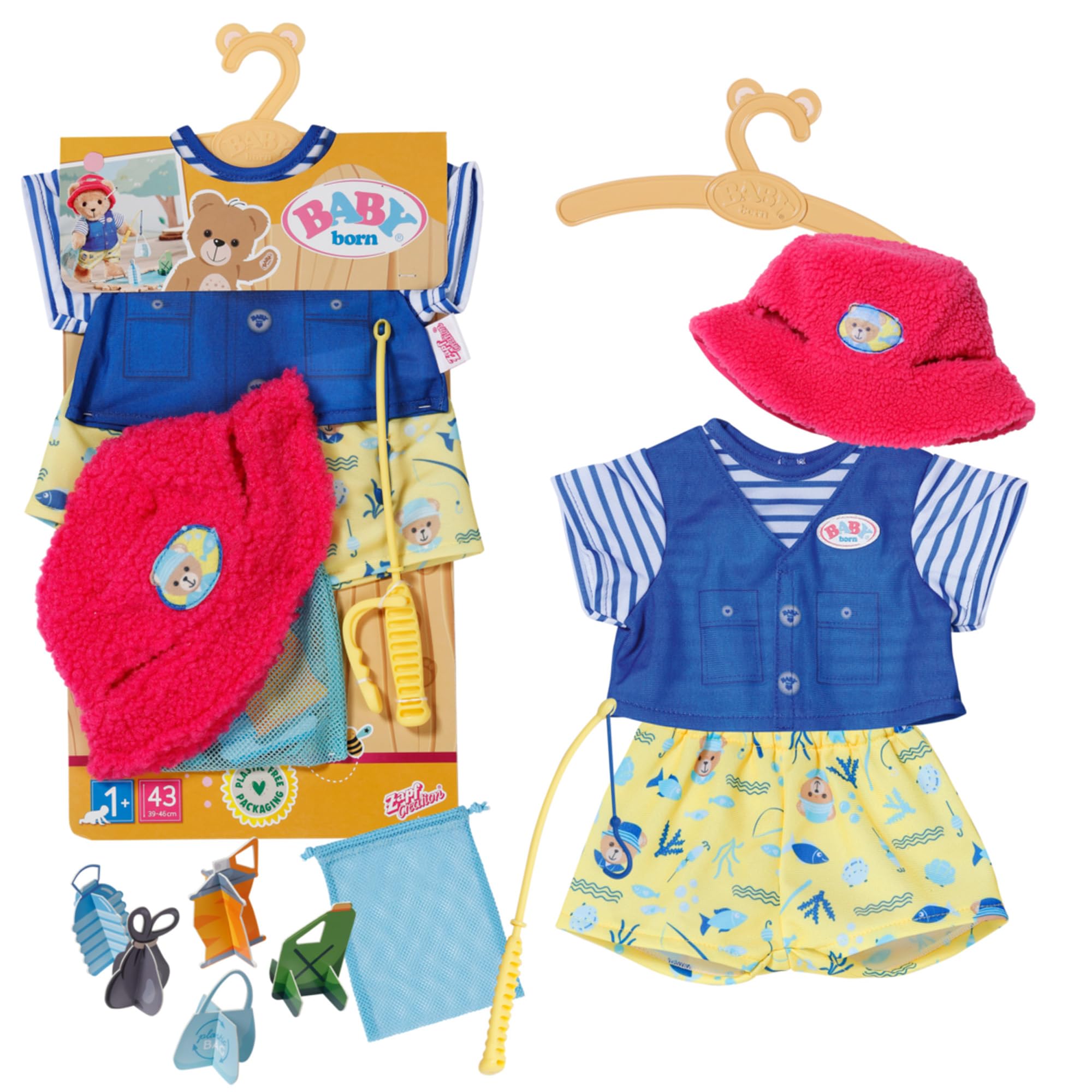 baby-born-teddy-fischer-outfit-puppenkleidung-f-r-43-cm image 1