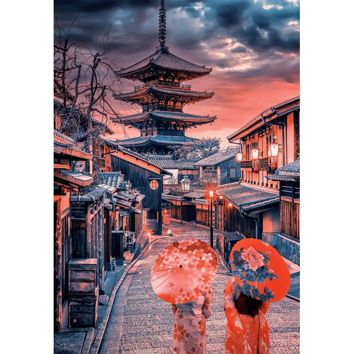 clementoni-evening-in-kyoto-panorama-puzzle-500-teile-49-x-36-cm image 2