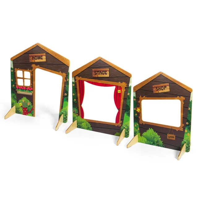 erzi-51214-spielhaus-elemente-bundle-home-shop-stage-aus-holz image 1