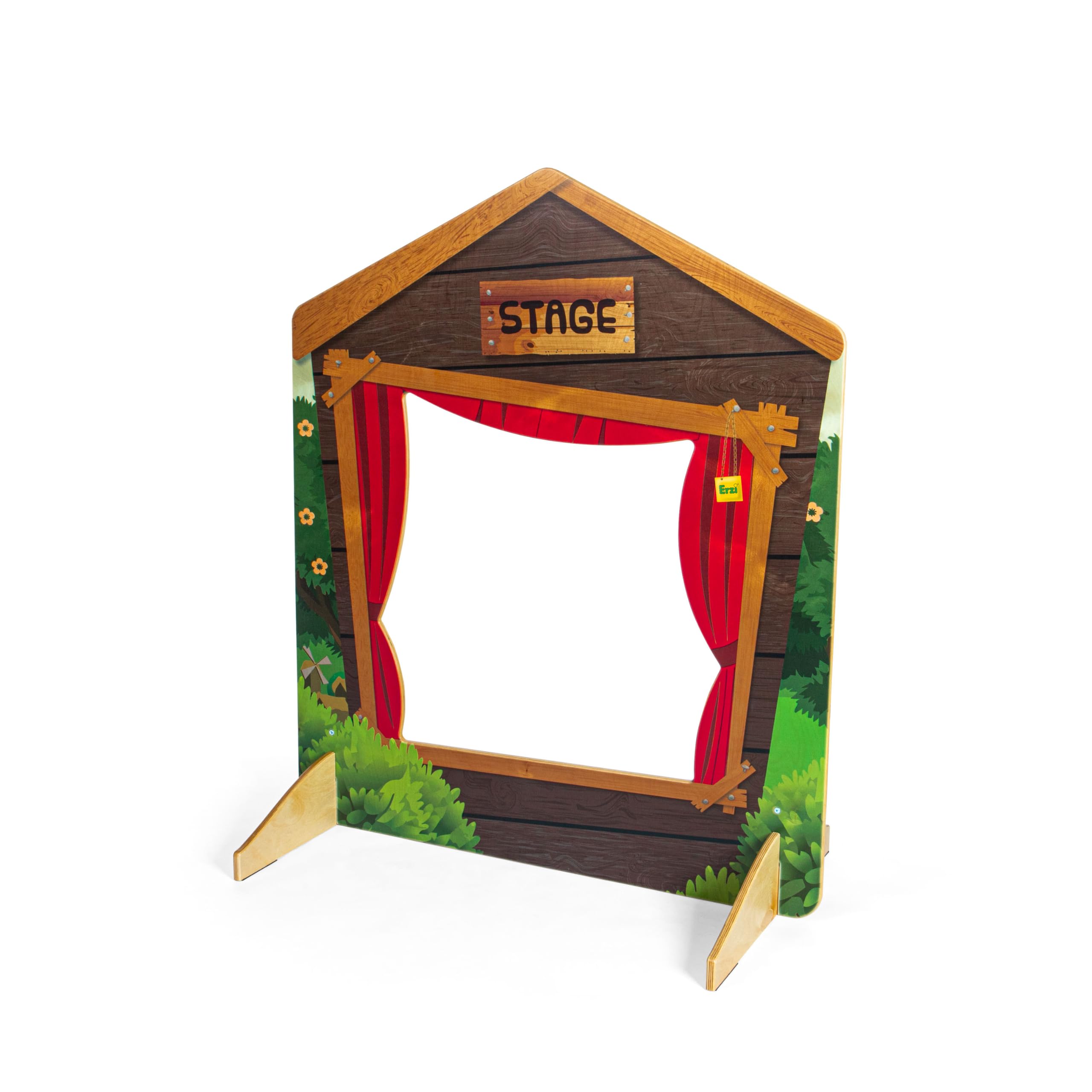 erzi-51218-spielhaus-element-stage-60-x-100-x-119-cm-aus-holz-f-r-rollenspiel image 2