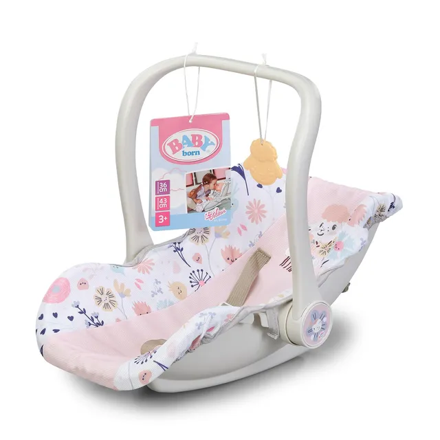 baby-born-autositz-blumen-babyschale-f-r-36-cm-und-43-cm-puppen image 1