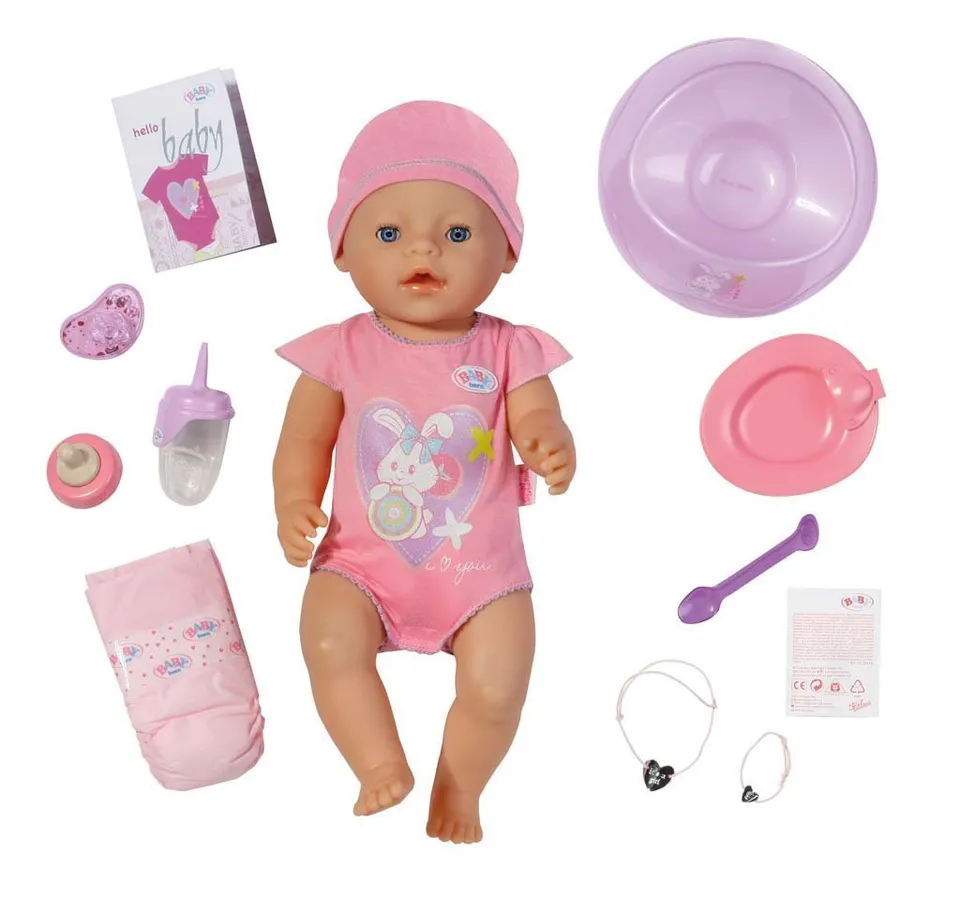 baby-born-interaktive-puppe-m-dchen-43-cm-mit-trink-und-n-ssfunktion image 1