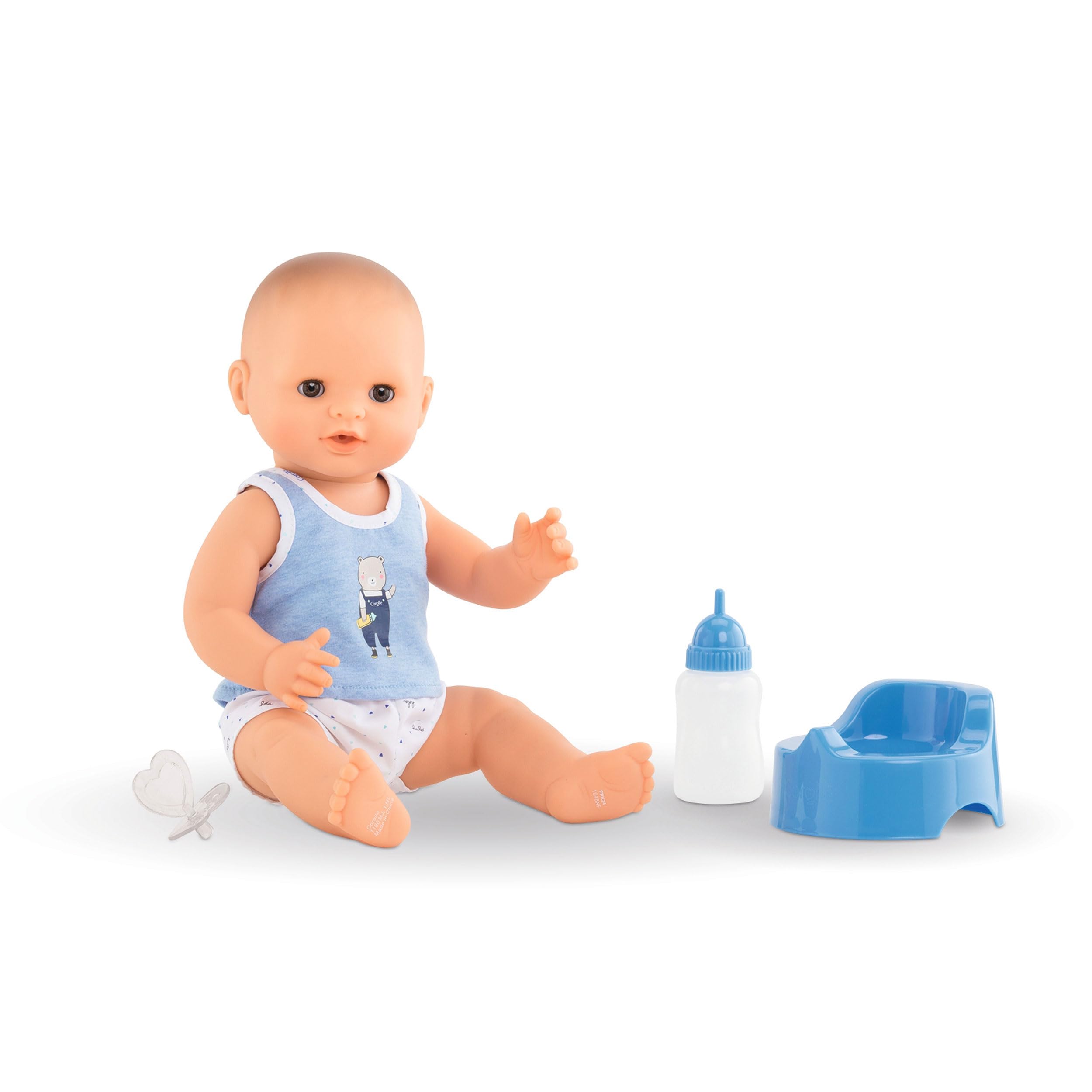 corolle-mon-grand-poupon-b-b-paul-trink-und-n-ss-badebaby-36-cm image 5