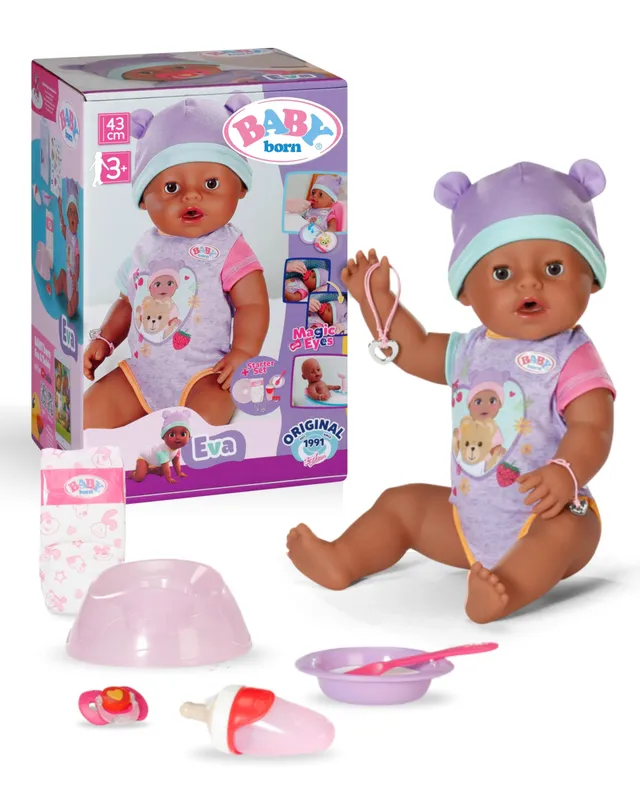baby-born-eva-43cm-babypuppe-mit-10-funktionen-ohne-batterien image 1