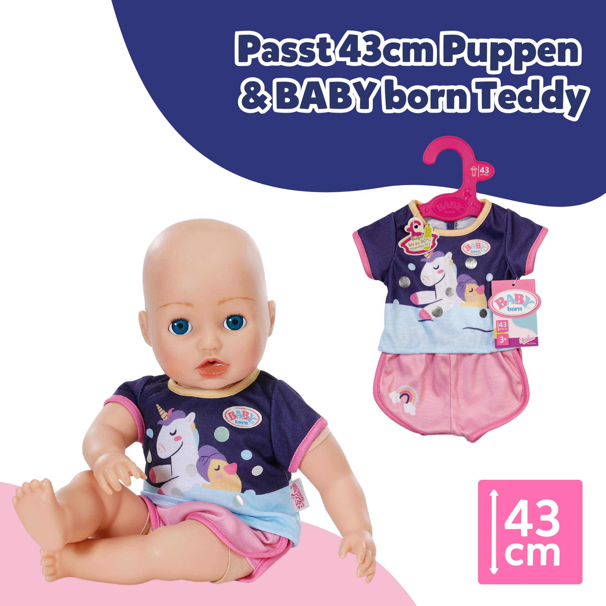 baby-born-einhorn-kurzpyjama-f-r-43-cm-puppen image 4