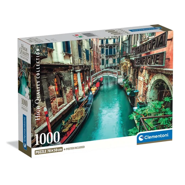 clementoni-venice-canal-puzzle-1000-teile-panorama-70-x-50-cm image 1