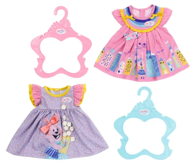 baby-born-828243-puppenkleid-43cm-rosa-oder-lila-mit-b-gel image 1