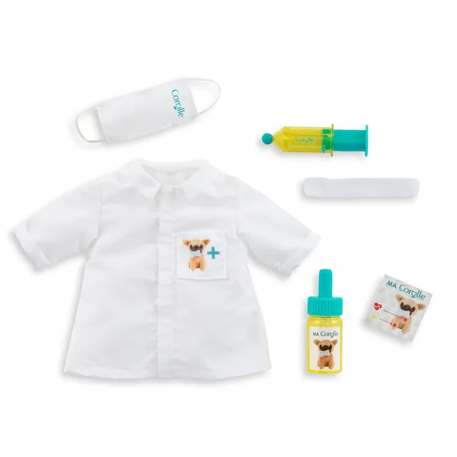 corolle-9000212370-tierarzt-zubeh-rset-outfit-5-teilig-f-r-36-cm-ma-corolle-pupp image 1
