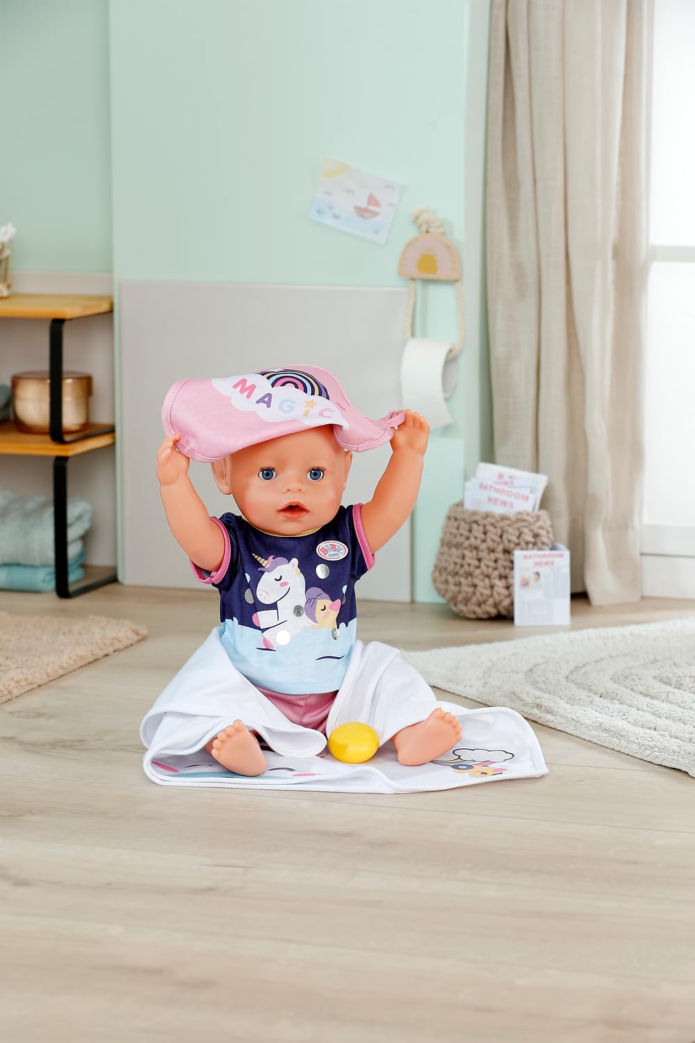 baby-born-kapuzenhandtuch-set-einhorn-f-r-36-und-43-cm-puppen image 5