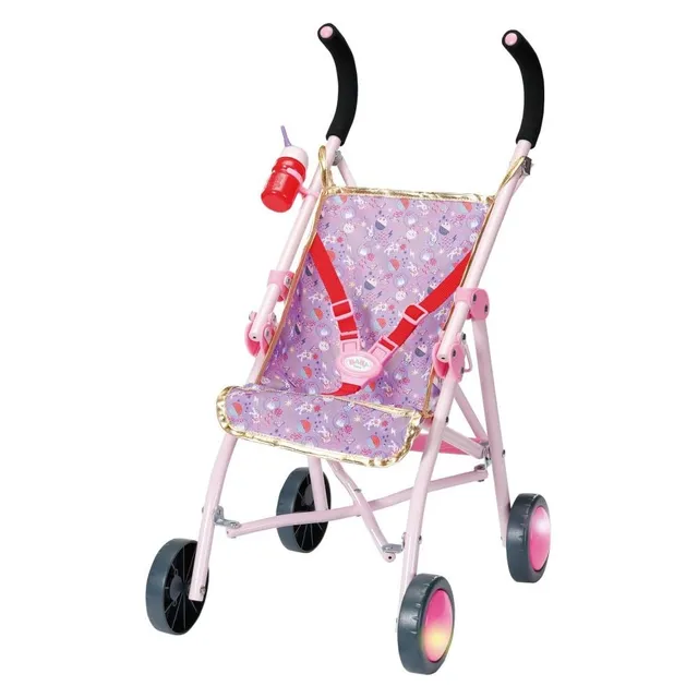 baby-born-happy-birthday-deluxe-buggy-puppenwagen-mit-blinkenden-r-dern image 1