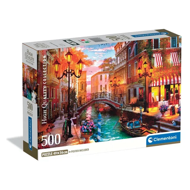 clementoni-sunset-over-venice-puzzle-500-teile image 1