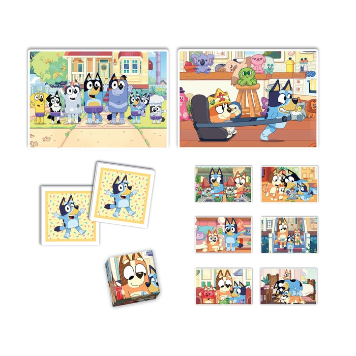 clementoni-edukit-4-in-1-bluey-puzzle-memo-und-w-rfelpuzzle-set image 2
