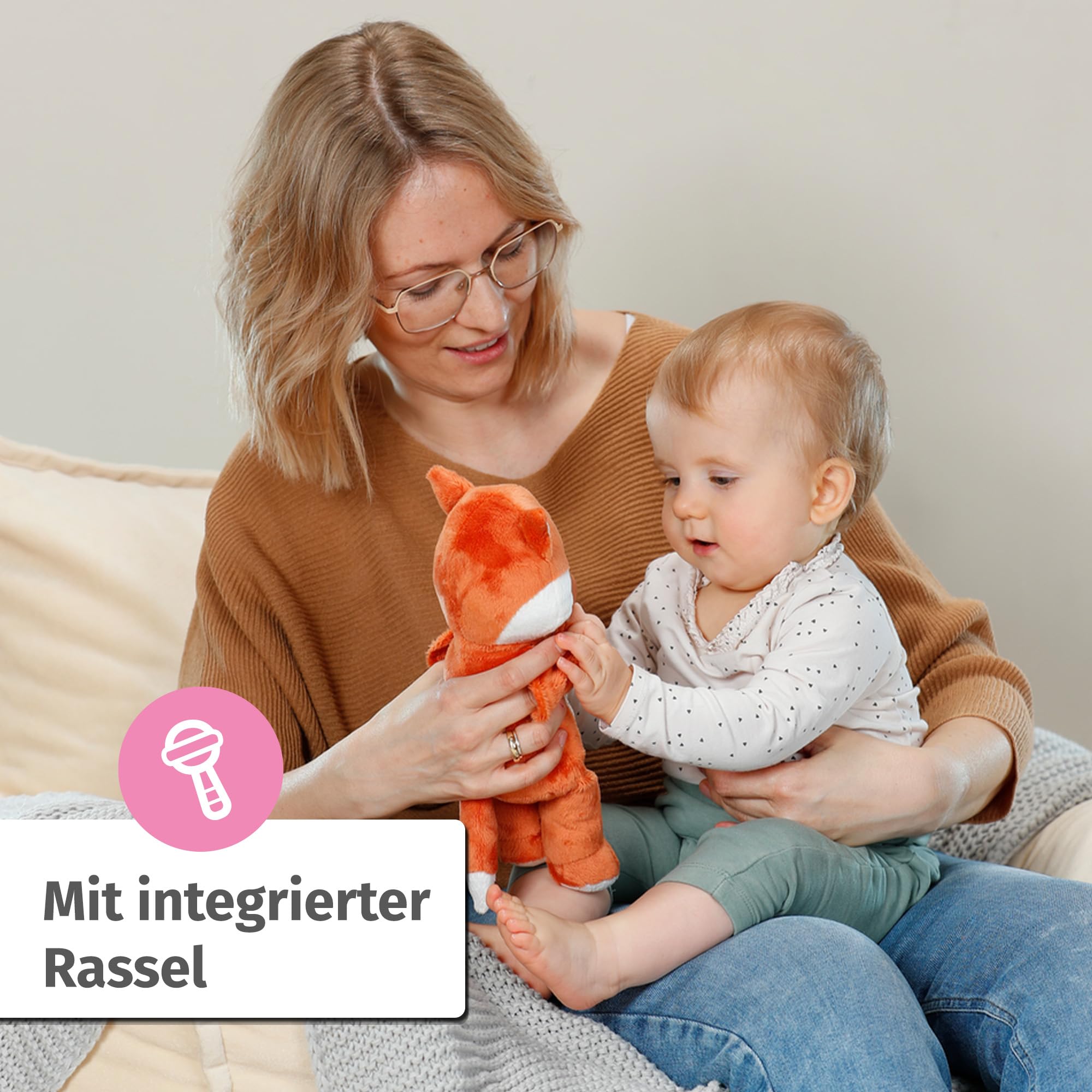 baby-born-for-babies-funny-fuchs-26-cm-kuschelpuppe-mit-fingertaschen image 3