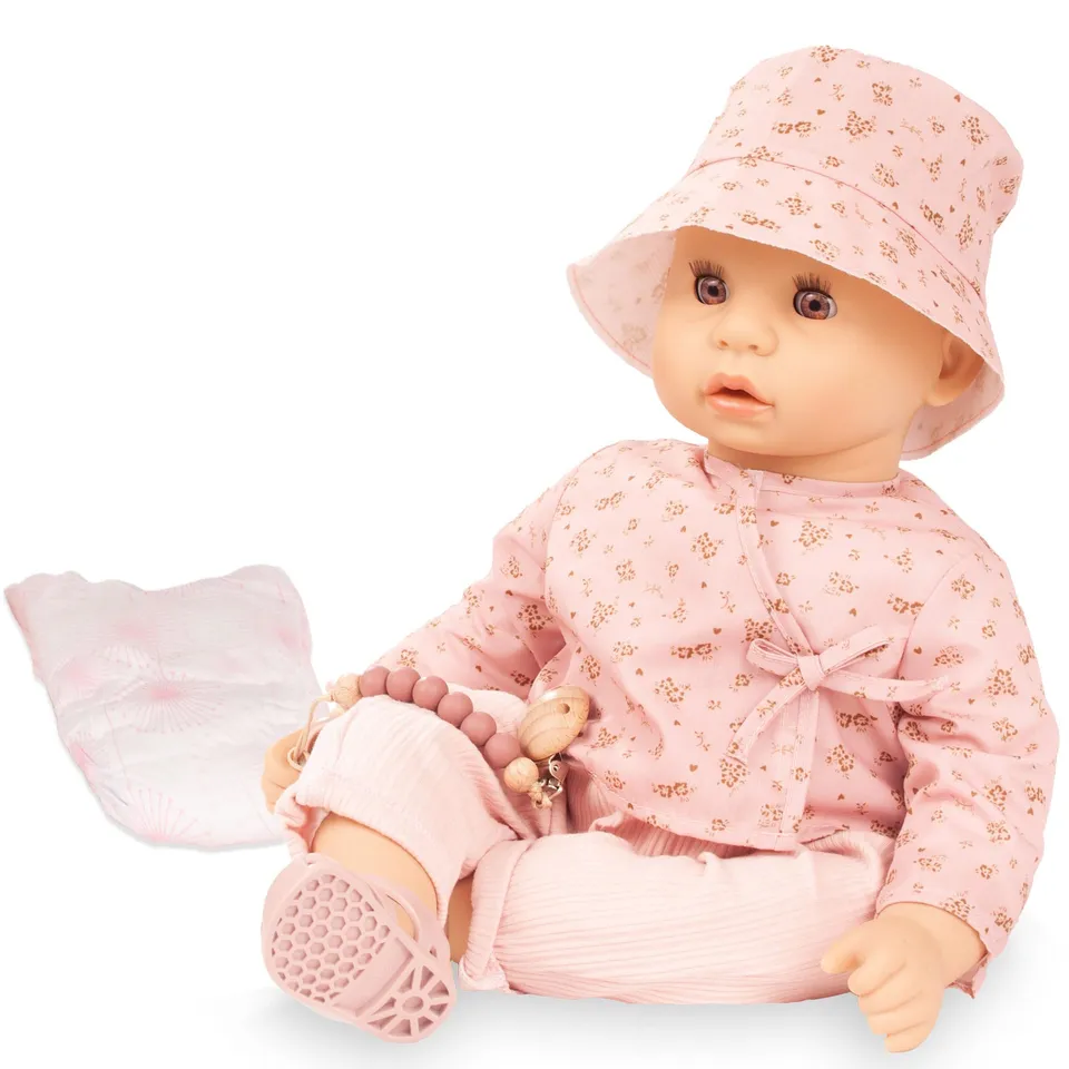g-tz-cookie-millefleur-puppe-48-cm-babypuppe-mit-schlafaugen-9-teilig image 1
