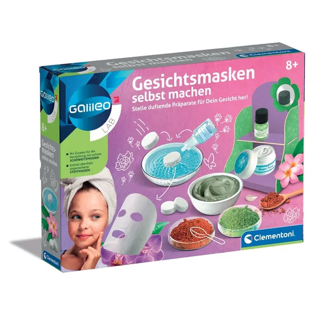 clementoni-galileo-lab-gesichtsmasken-selbst-machen-kosmetik-experimentierset image 1