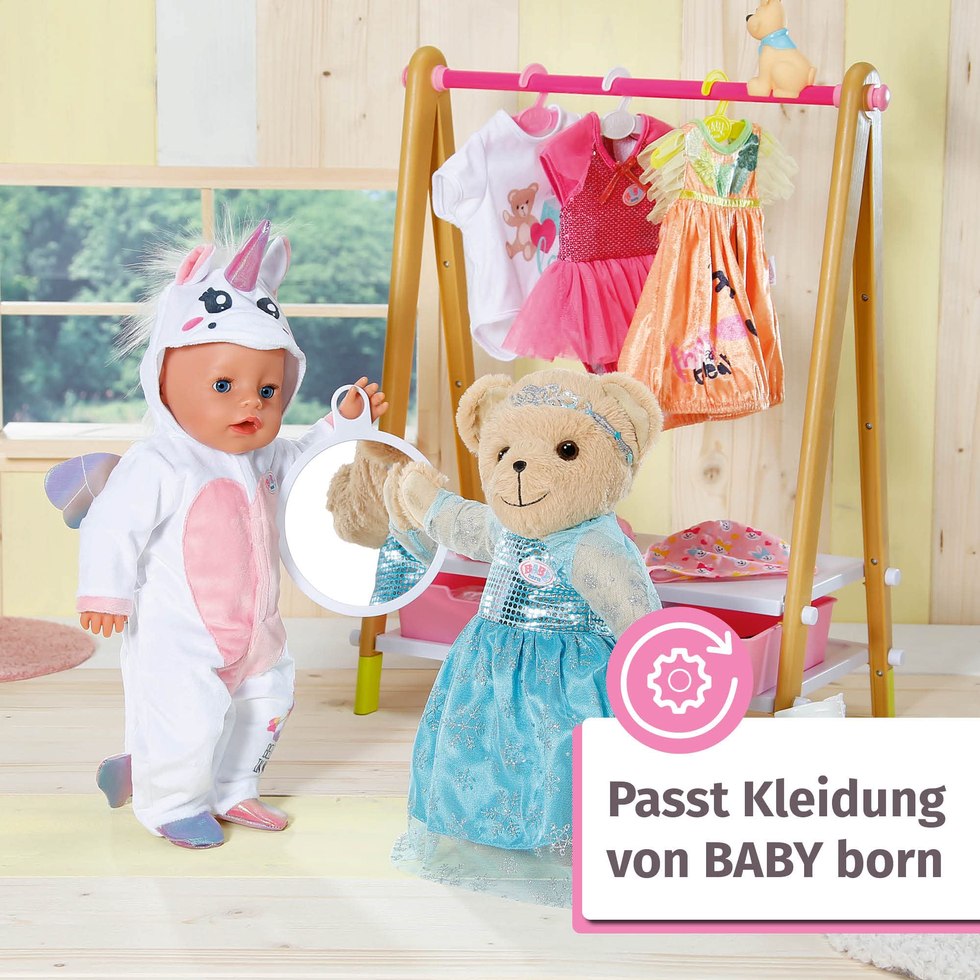 baby-born-teddy-wei-kuscheltier-mit-strampler-und-gelenken-834435 image 4