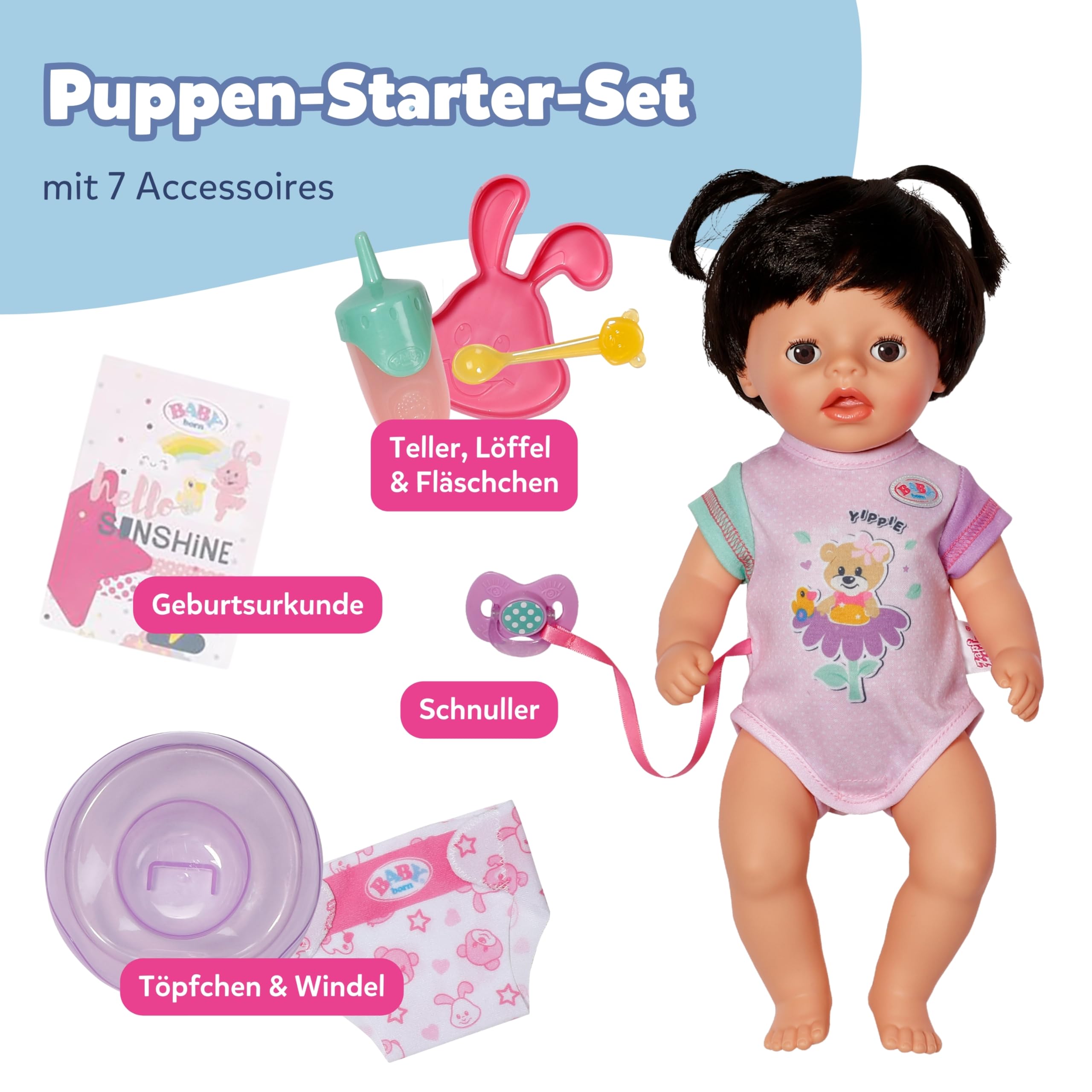 baby-born-amy-36-cm-babypuppe-mit-7-funktionen-einsteigerpuppe image 2