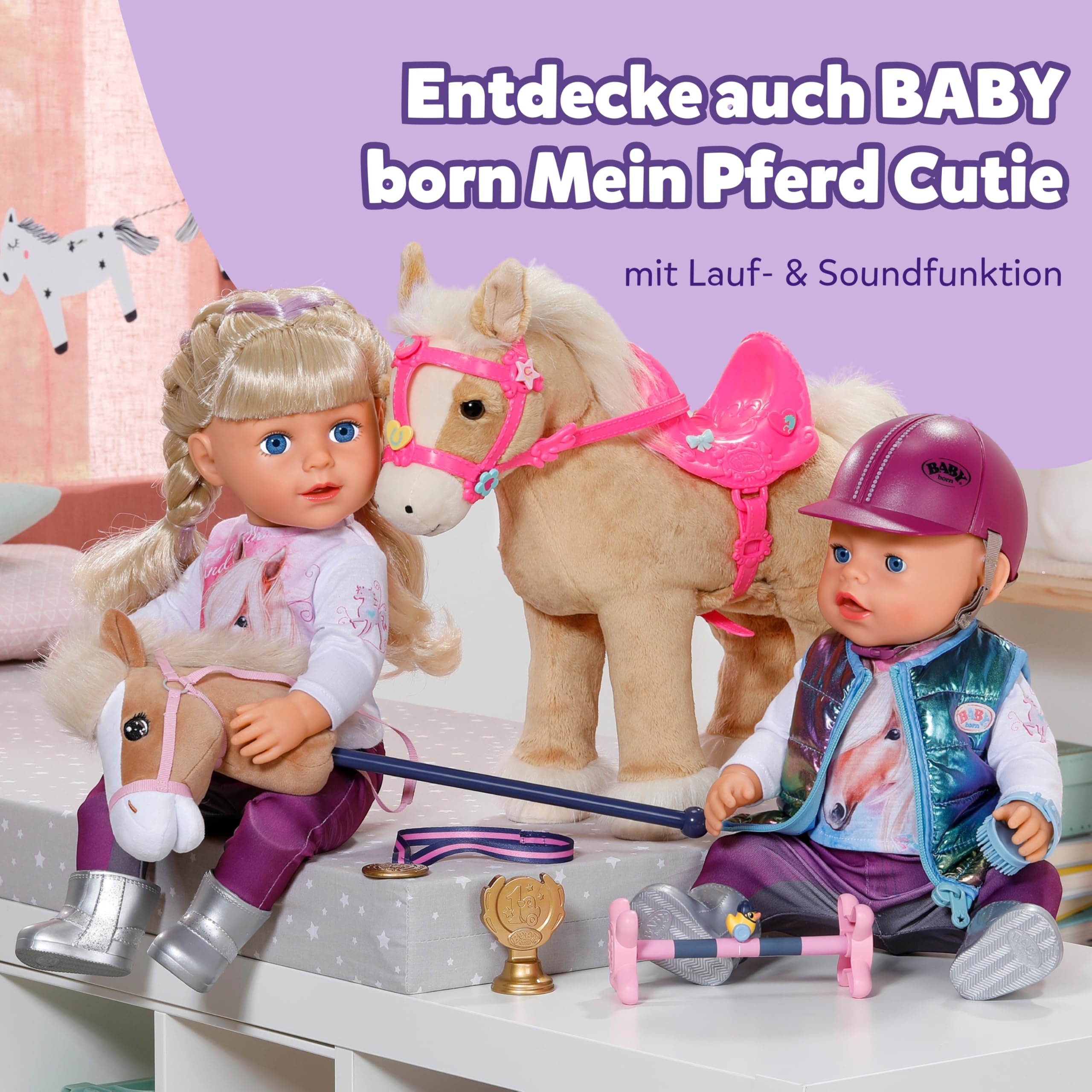 baby-born-hobby-horsing-set-f-r-36-und-43-cm-puppen-mit-steckenpferd image 8