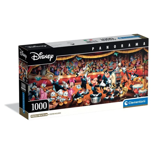 clementoni-disney-orchestra-puzzle-1000-teile-98-x-33-cm-panorama image 1