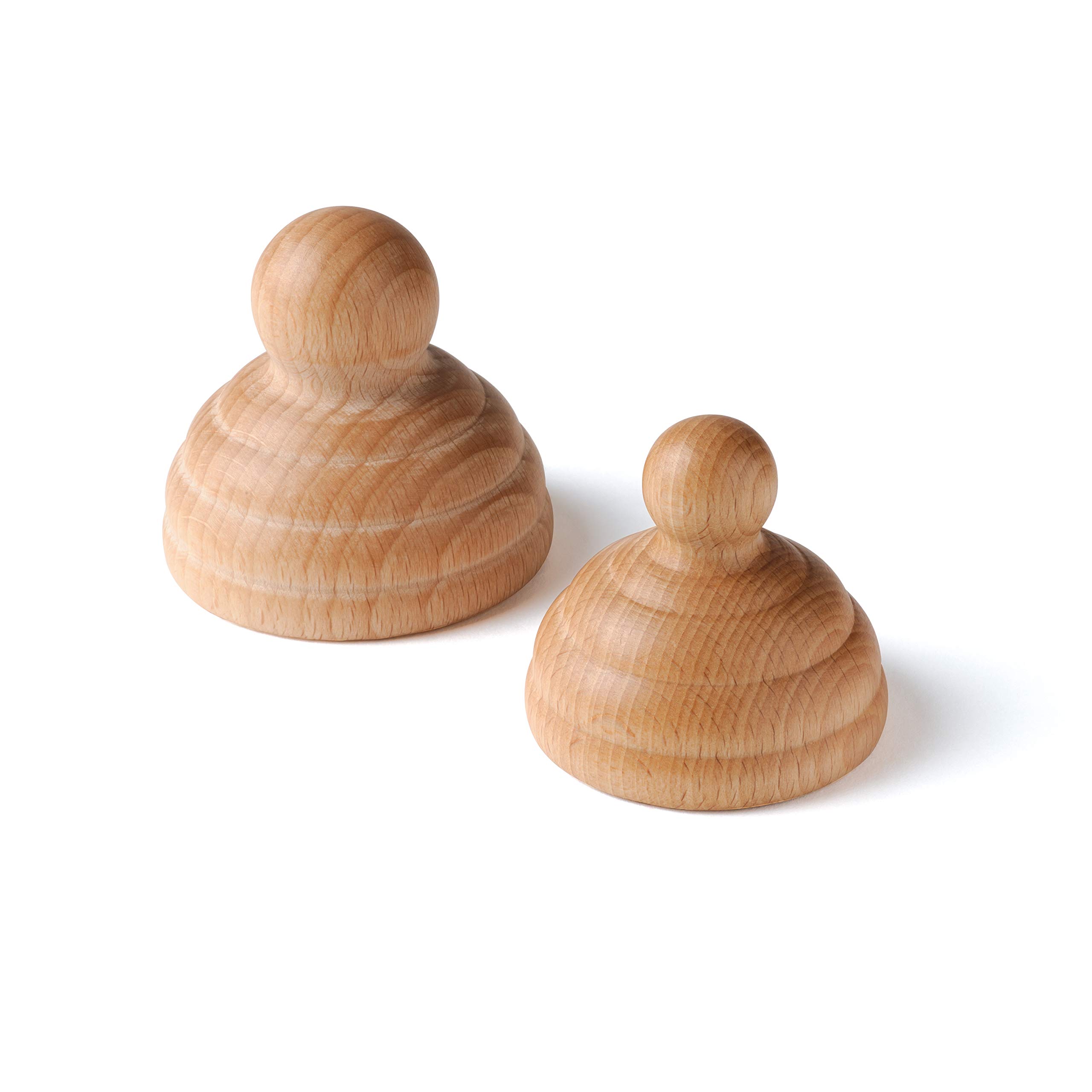 erzi-47081-woodroll-trigger-set-natur-aus-holz-2-teilig image 1
