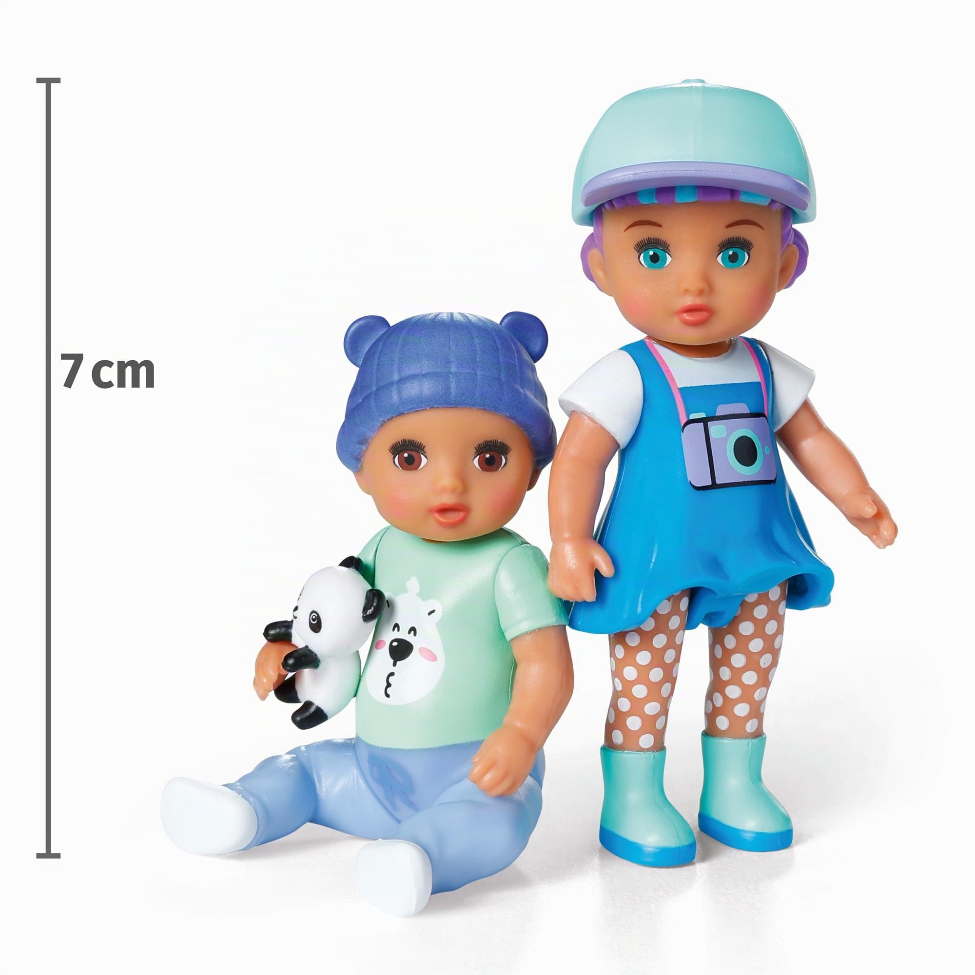 baby-born-minis-doppelpack-tom-und-becky-7-cm-mit-farbwechsel image 2