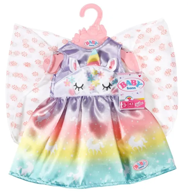 baby-born-829301-einhorn-feen-outfit-puppenkost-m-f-r-43-cm-puppen image 1
