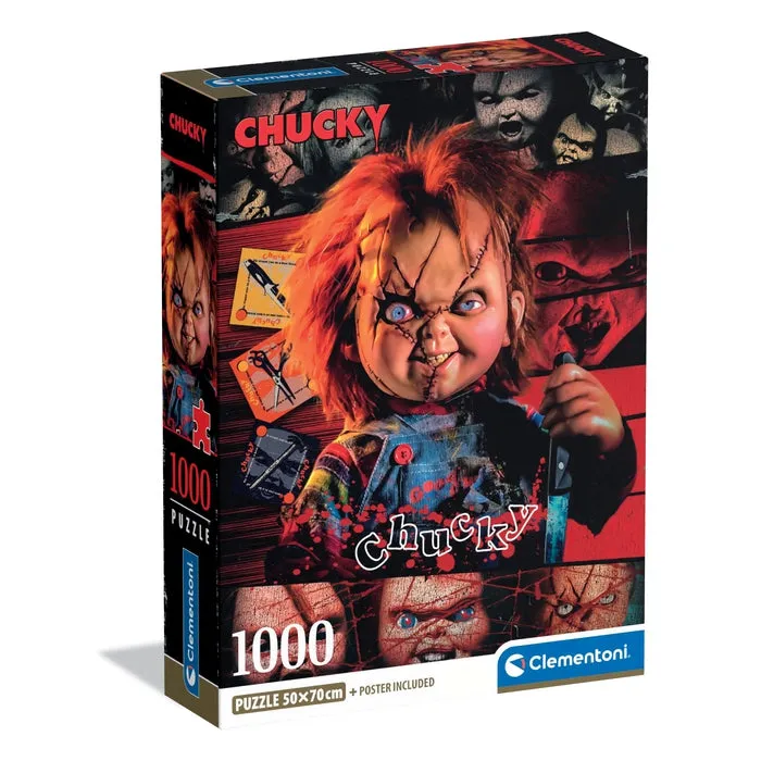 clementoni-puzzle-chucky-1000-teile-70-x-50-cm image 1