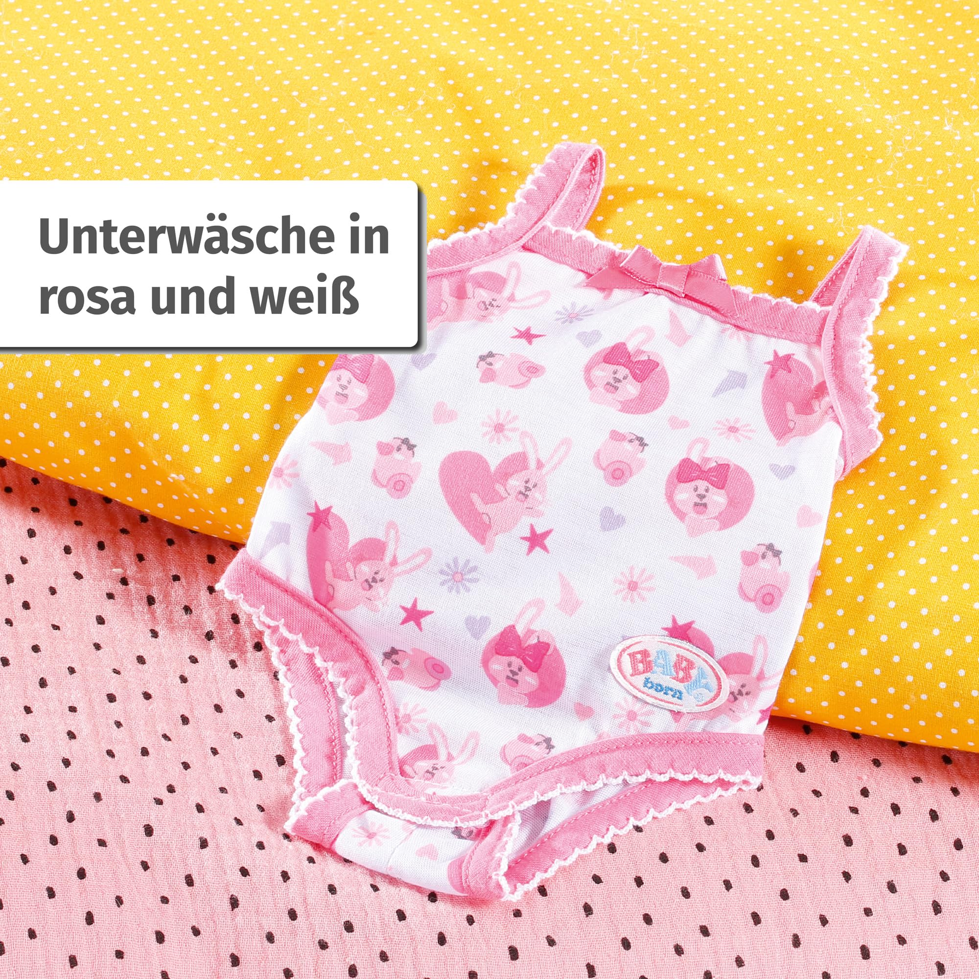 baby-born-puppenbody-unterw-sche-set-43-cm-wei-rosa-mit-b-gel-834237 image 3