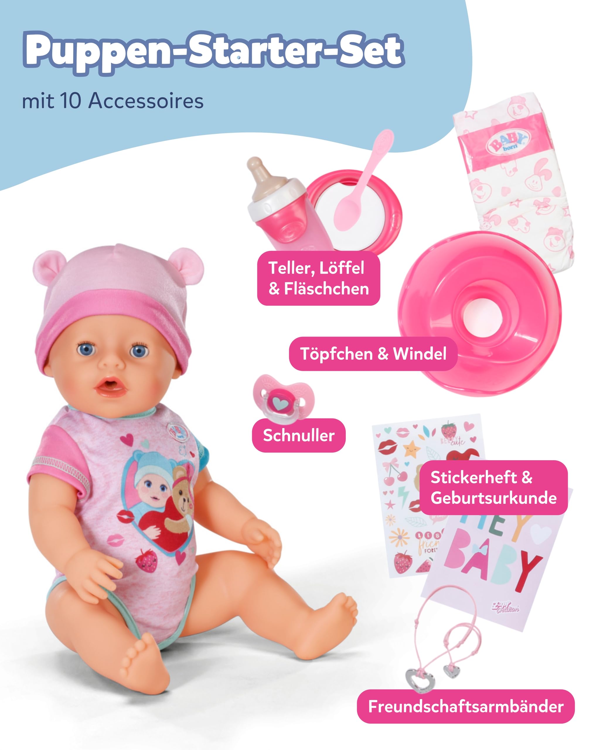 baby-born-emma-43-cm-babypuppe-mit-10-funktionen image 2
