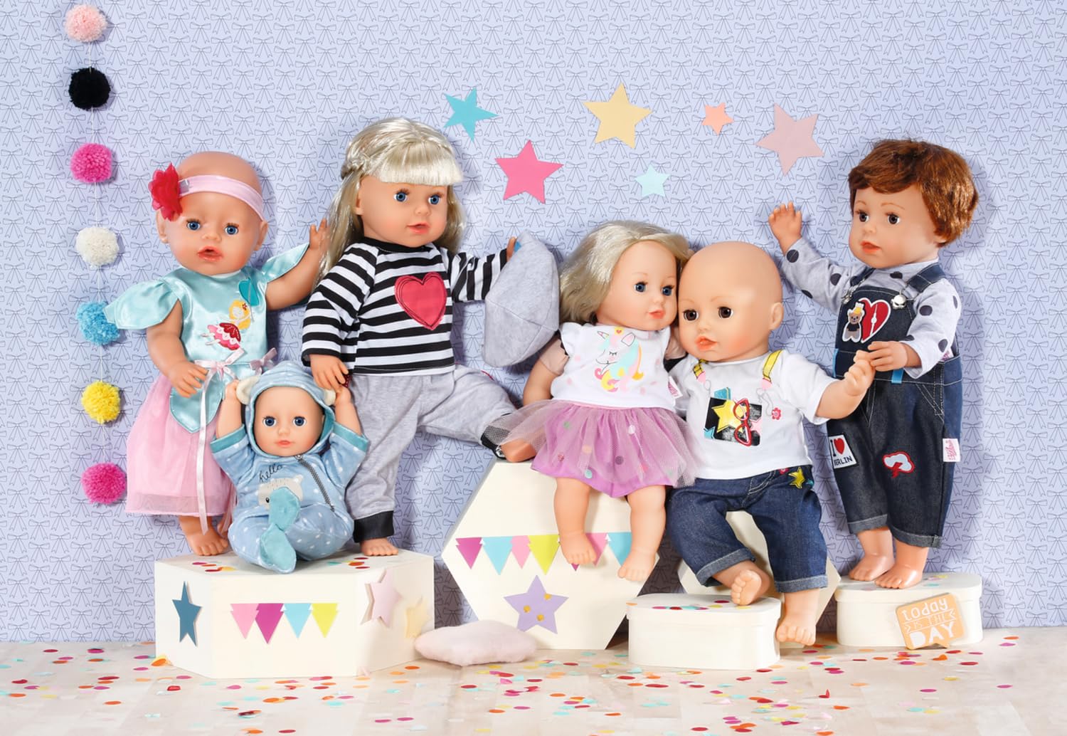 baby-born-dolly-moda-einhorn-shirt-mit-tutu-puppenkleidung-34-38-cm image 8