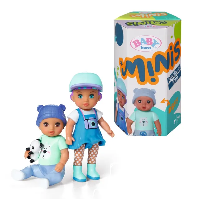 baby-born-minis-doppelpack-tom-und-becky-7-cm-mit-farbwechsel image 1