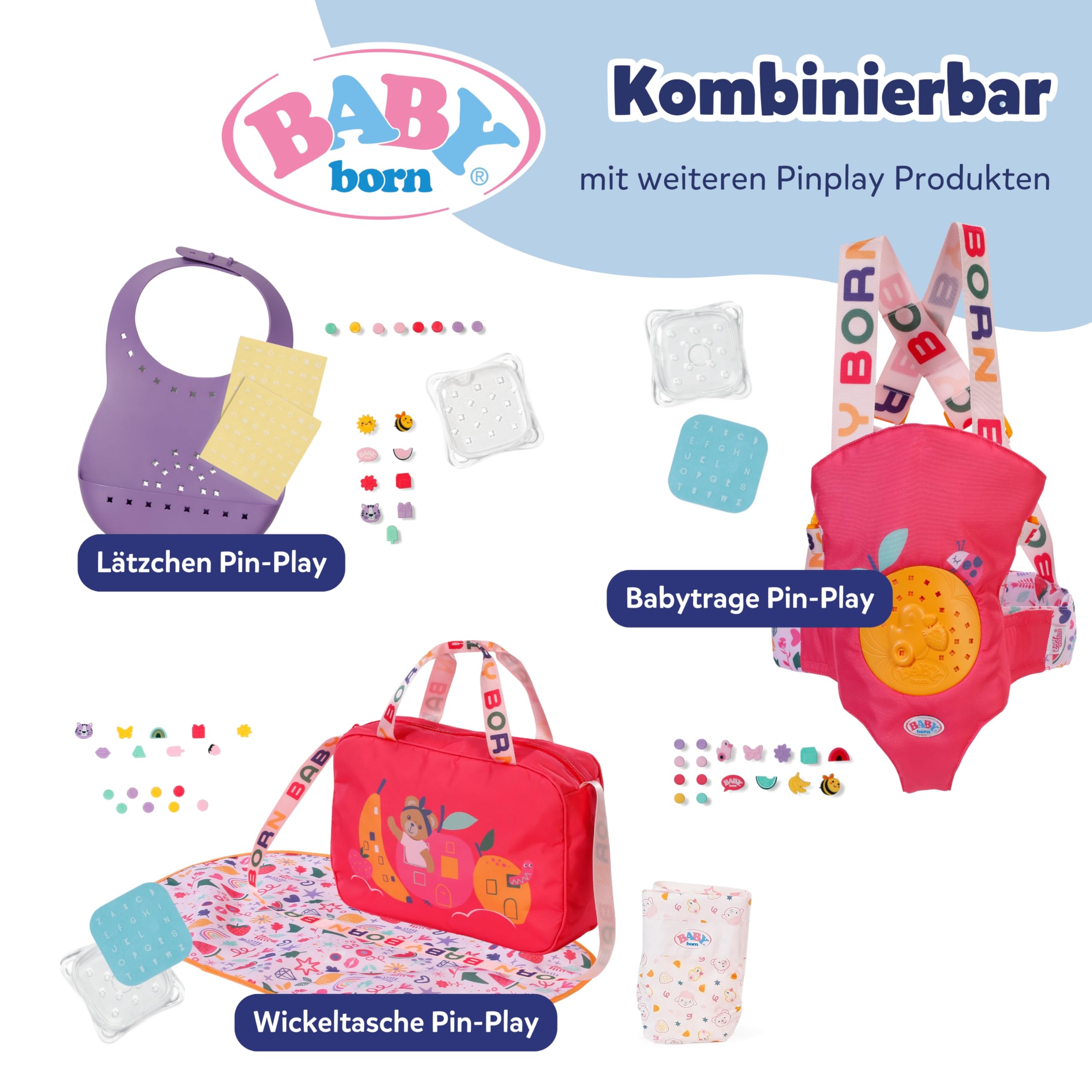baby-born-3-in-1-stubenwagen-mit-click-play-puppenbett image 7