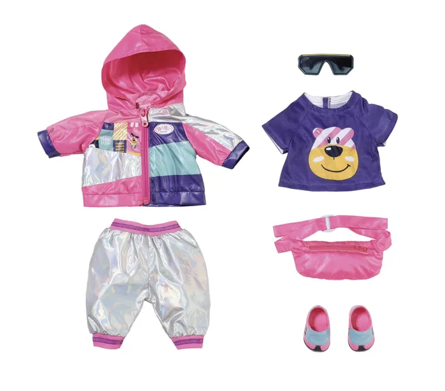 baby-born-deluxe-fahrrad-outfit-puppenkleidung-set-f-r-43-cm-puppen-6-teilig image 1