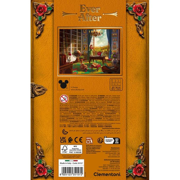clementoni-disney-prinzessinnen-puzzle-belle-500-teile image 8